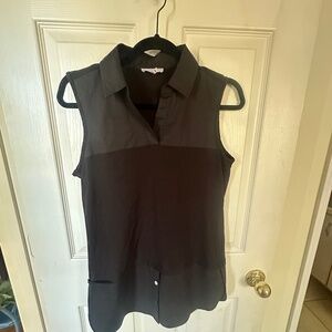 Hinson Wu black sleeveless xs top